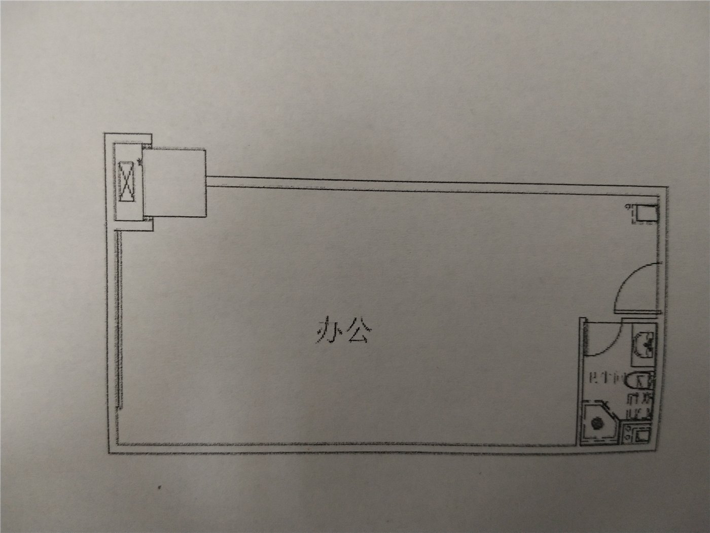绵阳万达SOHO，44.00㎡，精装，租金900.00元/月 绵阳租房
