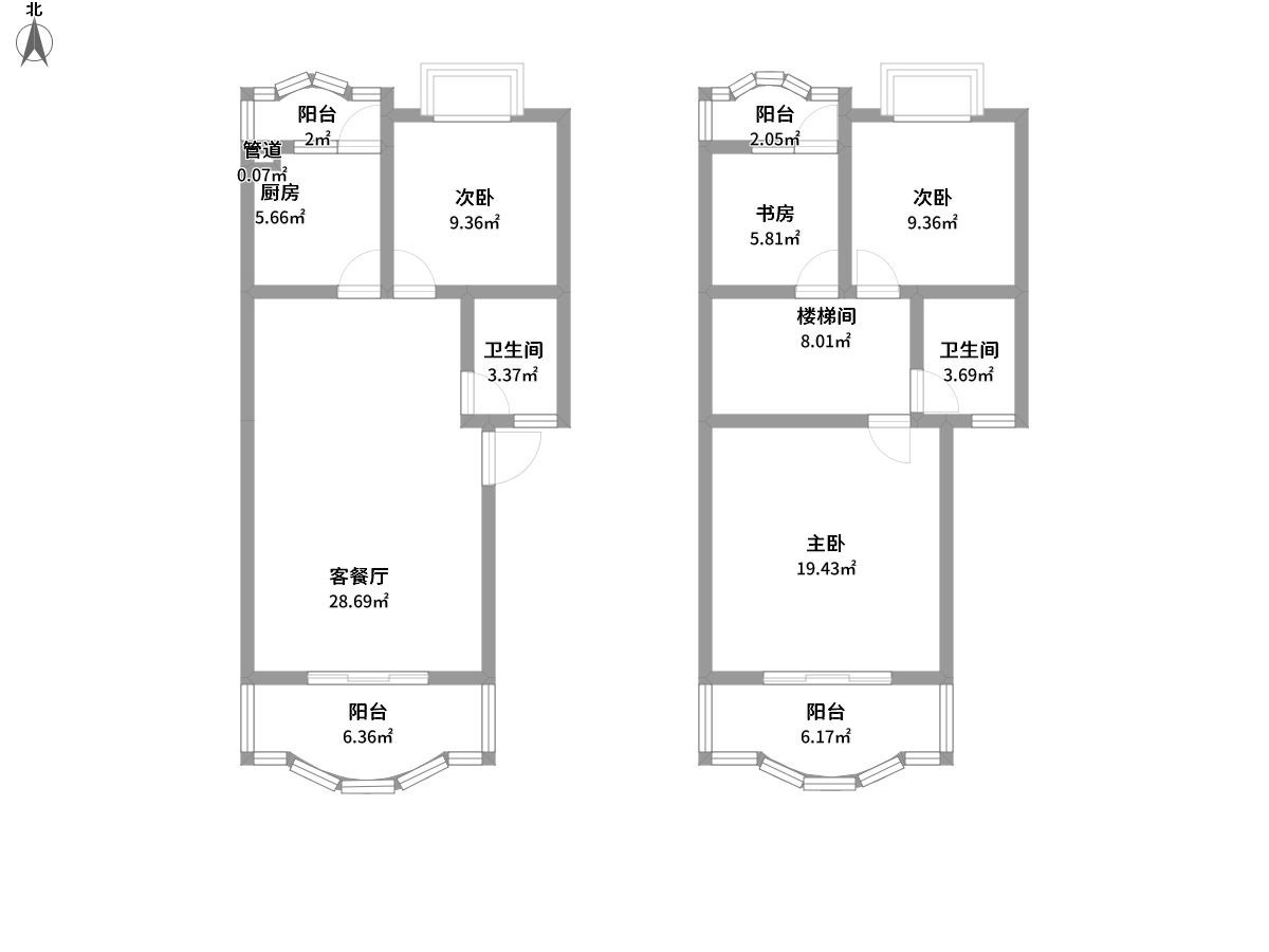 绵阳高水片区 蓝郡壹北栋三房1600元/月 绵阳租房