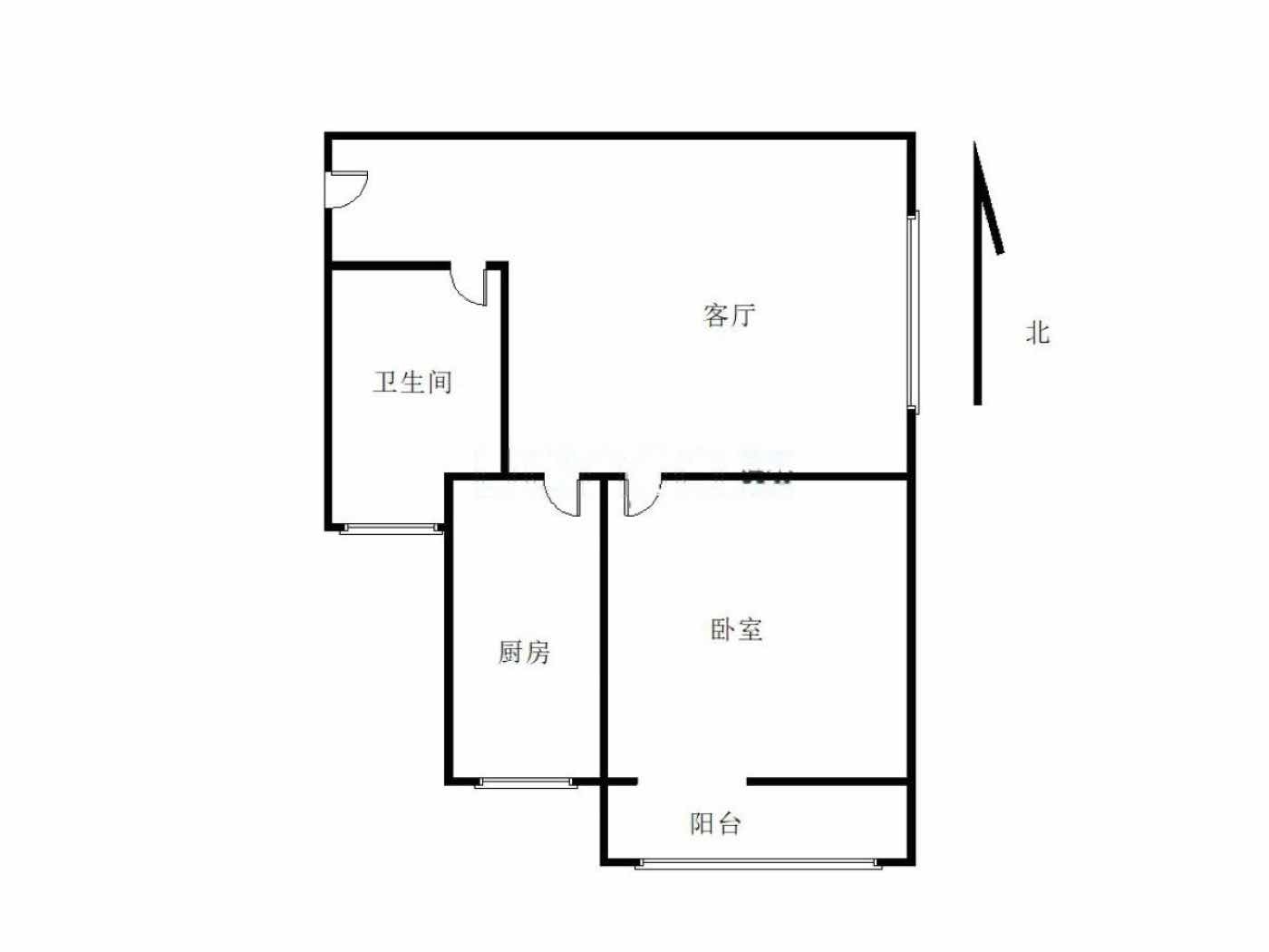 绵阳市中心片区 金和大厦一房1450元/月 绵阳租房