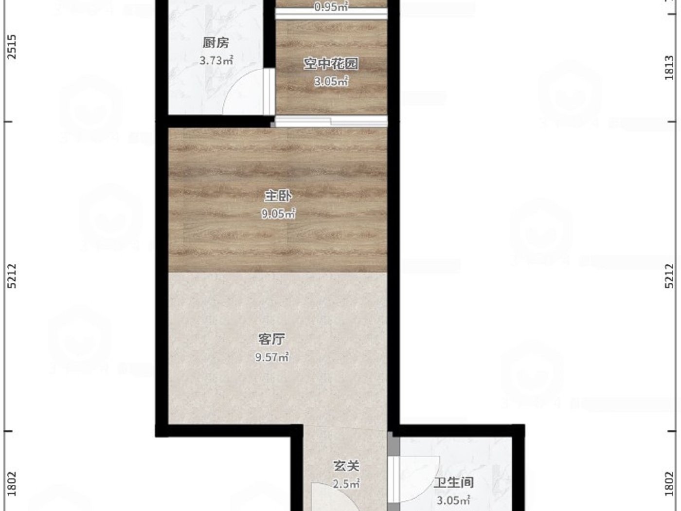 绵阳双碑片区 恒业塞纳阳光一房45万 绵阳二手房
