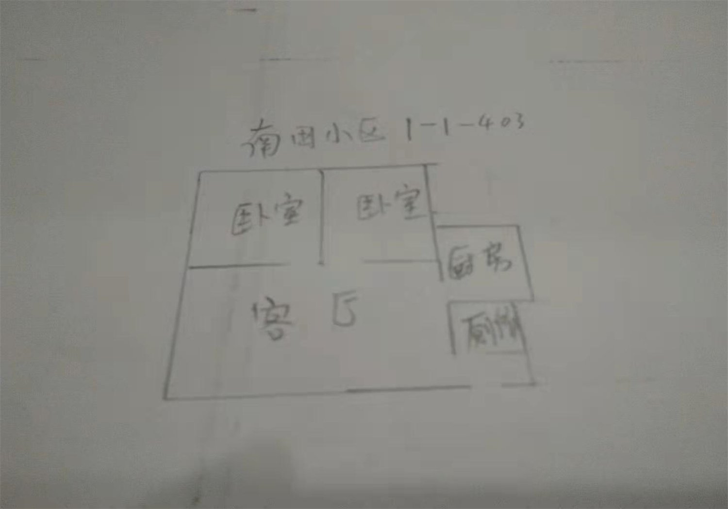 绵阳市中心片区 南田小区两房55万 绵阳二手房