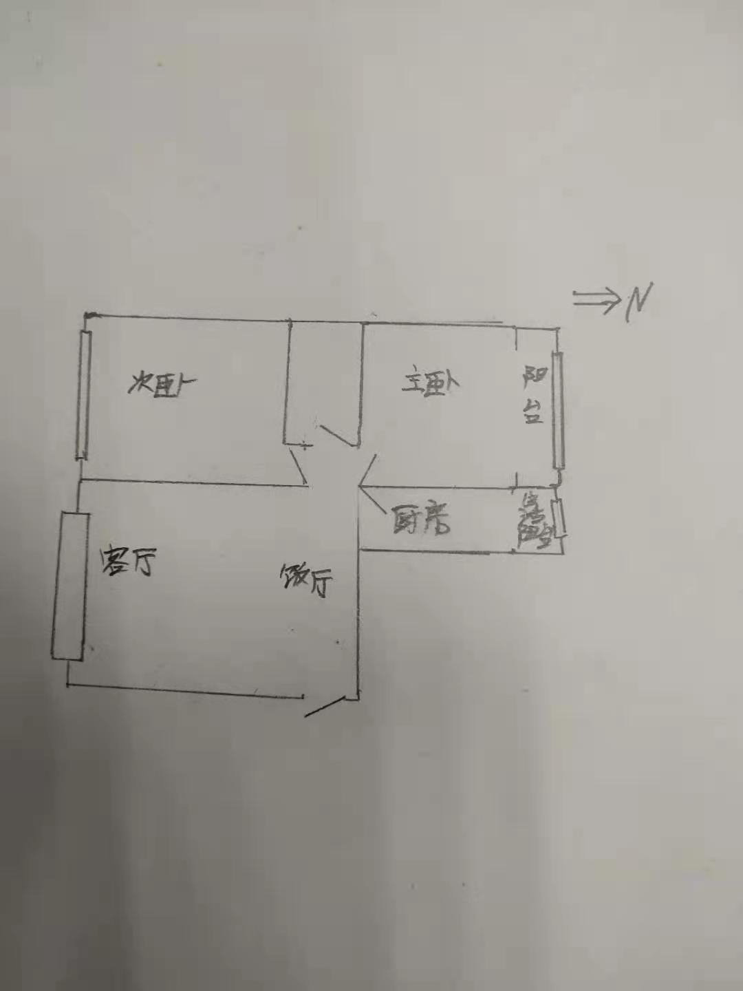 绵阳双碑片区 普明北路东段社区2组50号两房52.8万 绵阳二手房