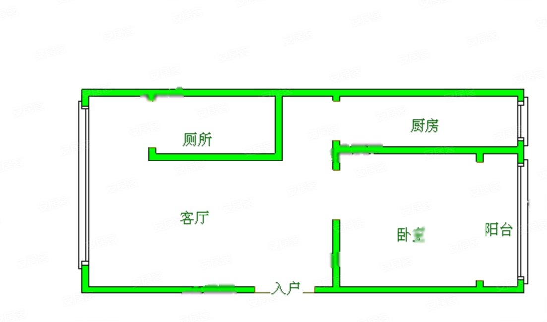绵阳涪城区 先锋国际1房54万 绵阳二手房