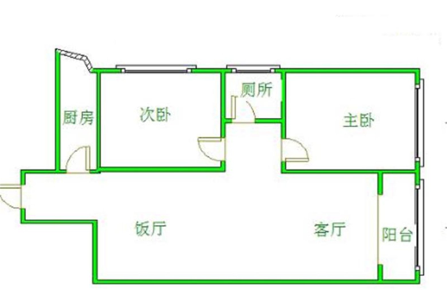绵阳三台区 香林名苑2房1200元/月 绵阳租房