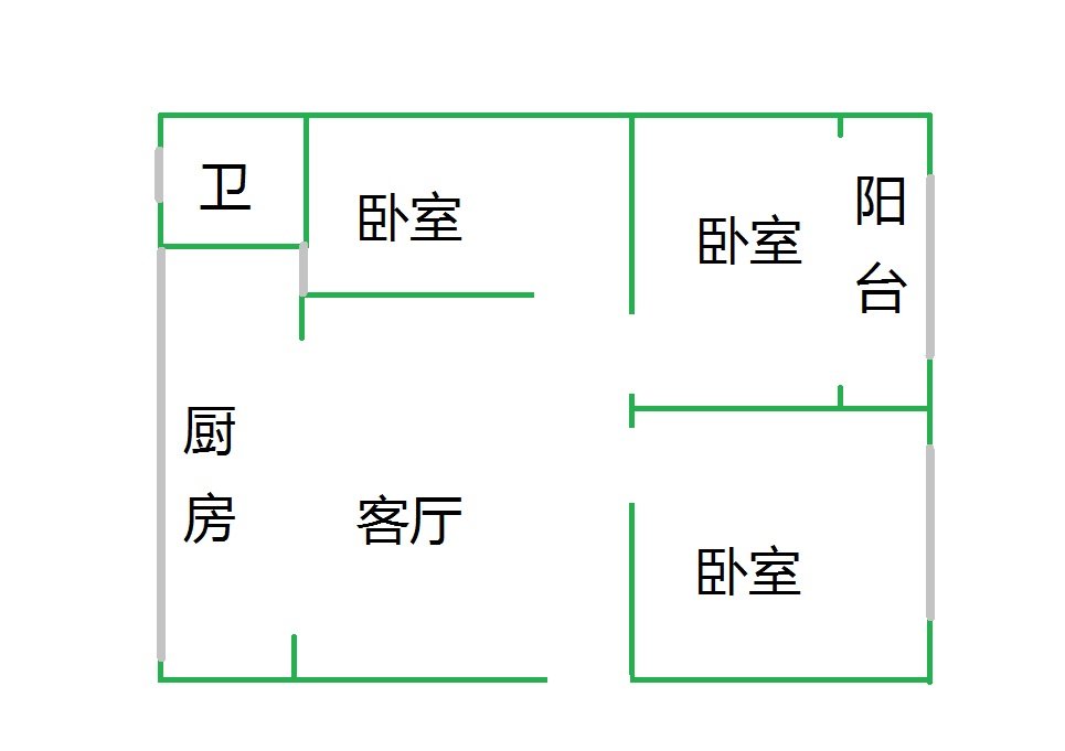 绵阳花园片区 五郎庙小区三房49.8万 绵阳二手房