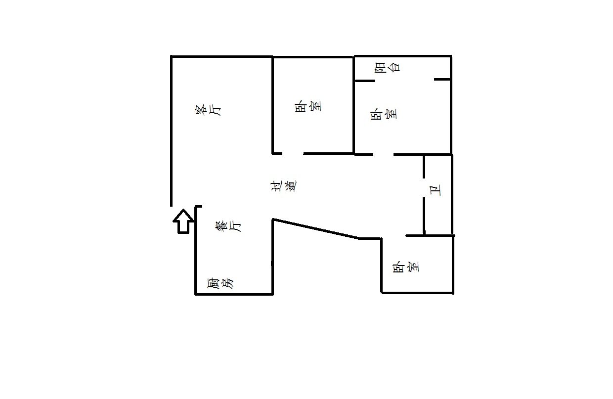 绵阳三台区 琼楼路社区3房1000元/月 绵阳租房