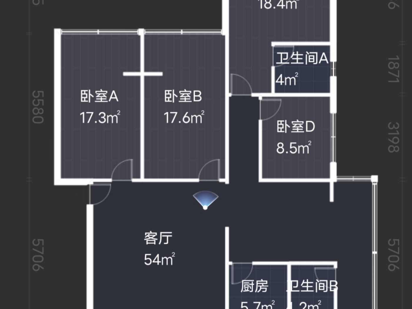 绵阳高水片区 军转小区四房72万 绵阳二手房
