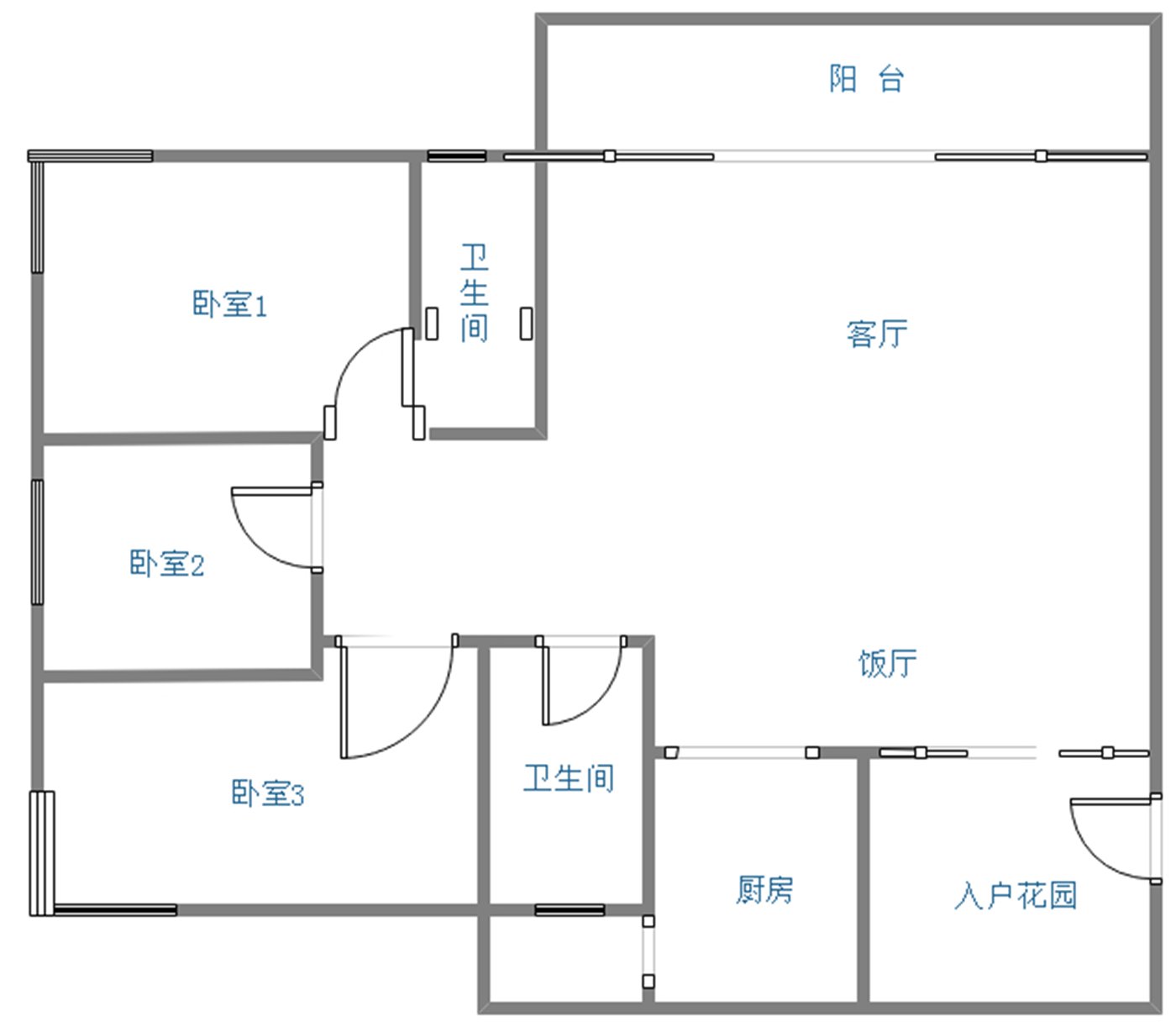 绵阳桑林坝片区 小岛花园三期三房155万 绵阳二手房
