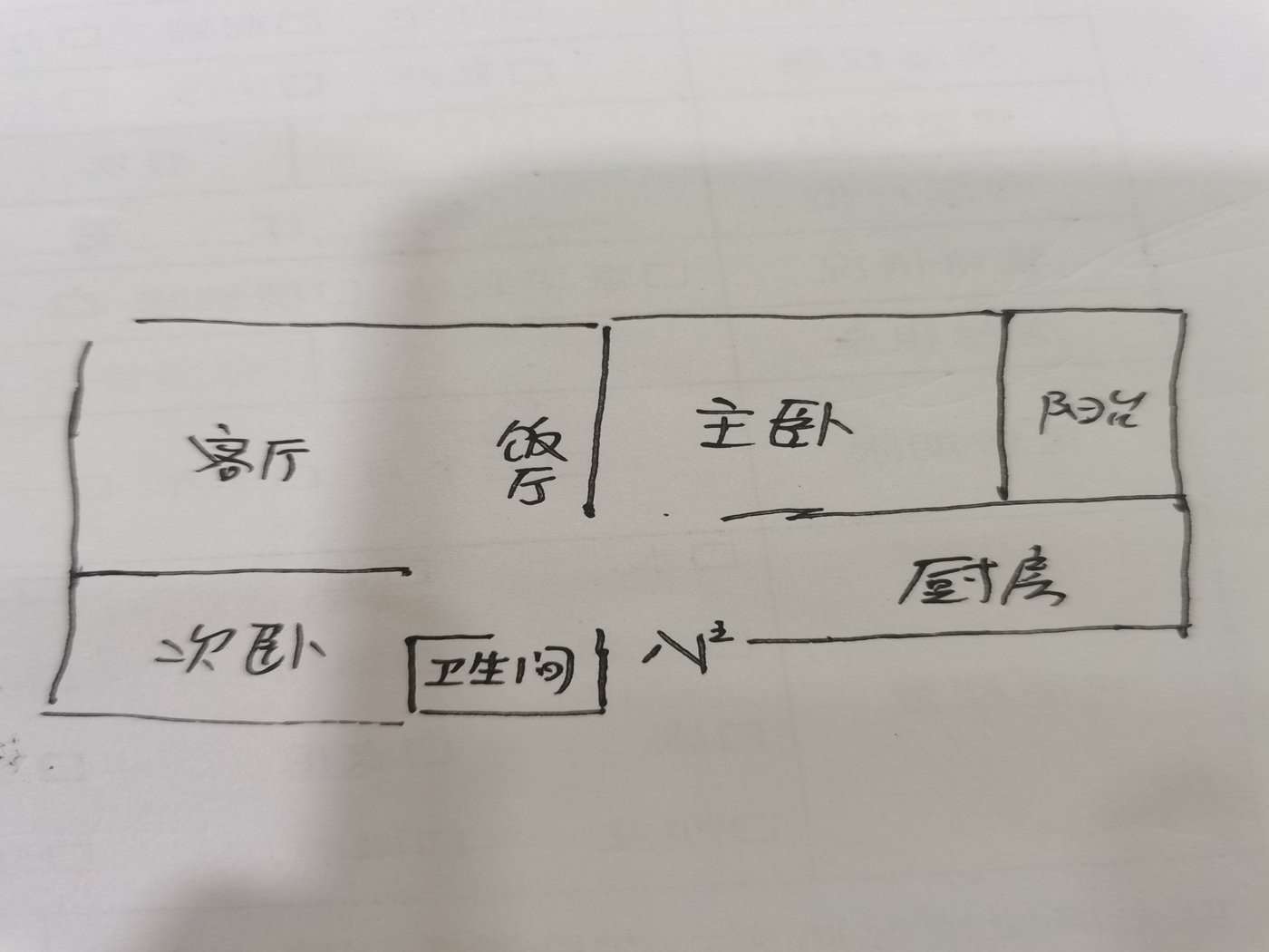 绵阳涪城区 东都苑2房1000元/月 绵阳租房