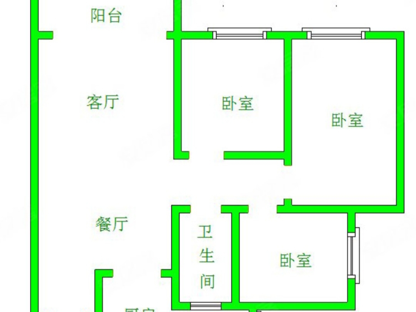 绵阳东原长洲，2室2厅1卫，80.00㎡，精装，租金1600.00元/月 绵阳租房