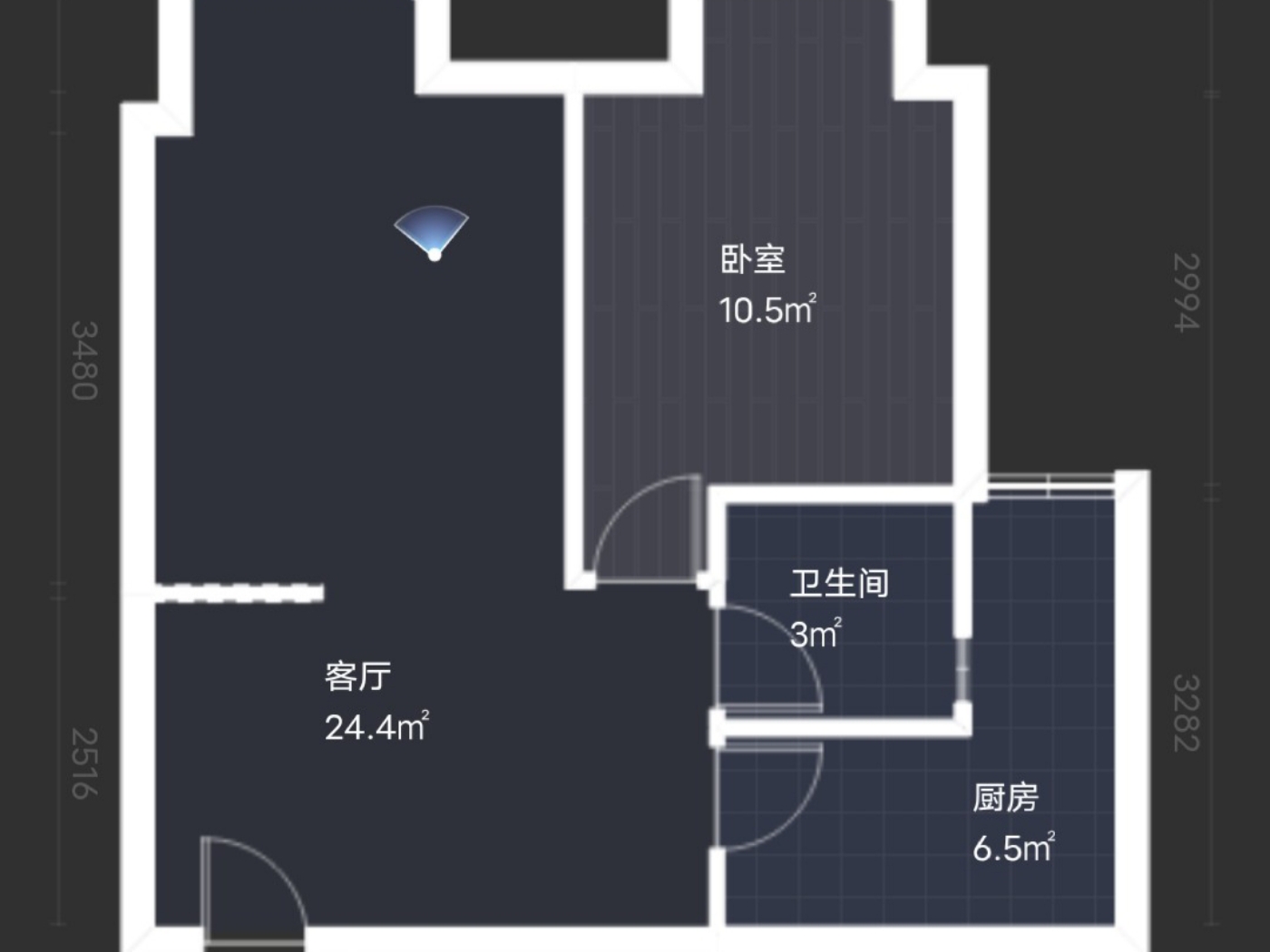 绵阳涪城区 富临东方广场1房1500元/月 绵阳租房