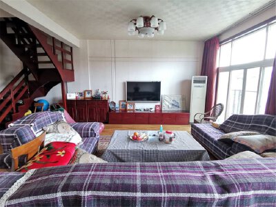 小岛花园二期精装5跃7 带产权车库车位 带60平屋顶花园