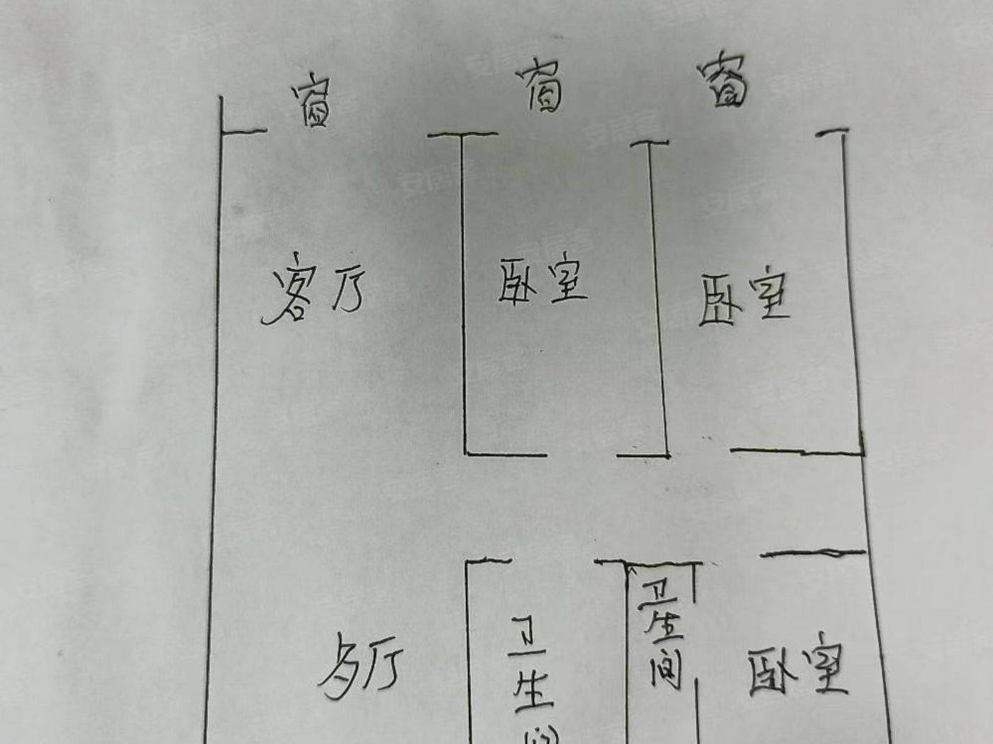 绵阳涪城区 福星上江城3房94.6万 绵阳二手房