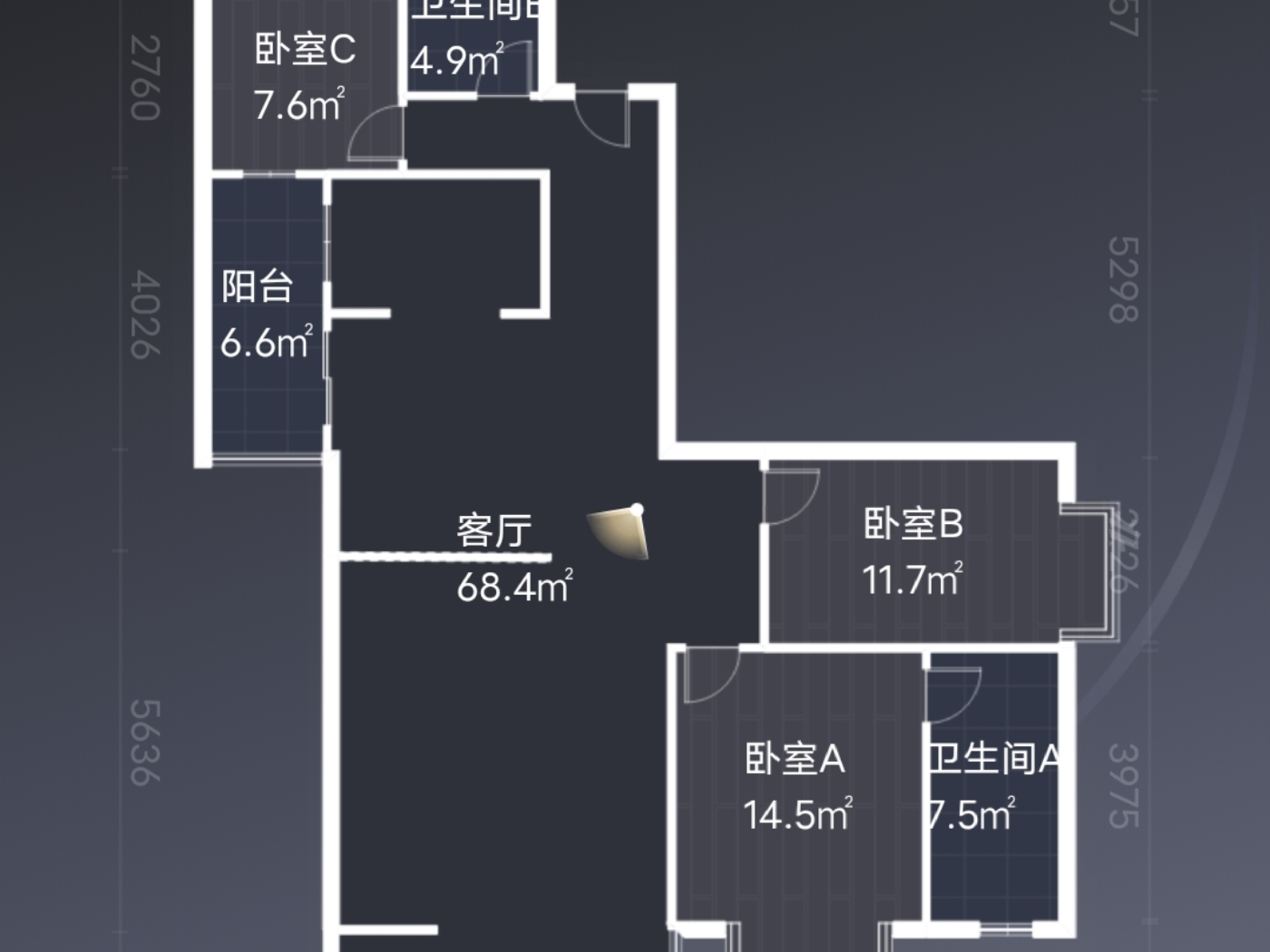 绵阳涪城区 富临西蜀名居3房100万 绵阳二手房