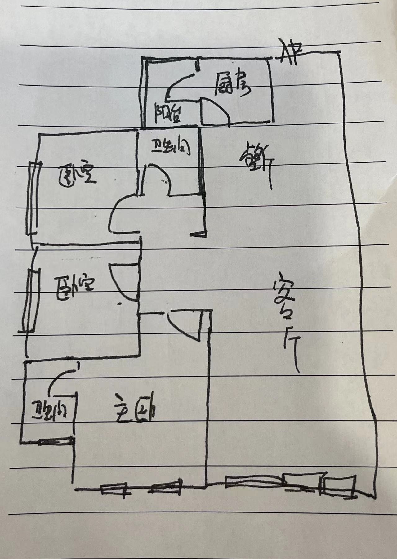 绵阳塘汛片区 万达天澜三房2100元/月 绵阳二手房
