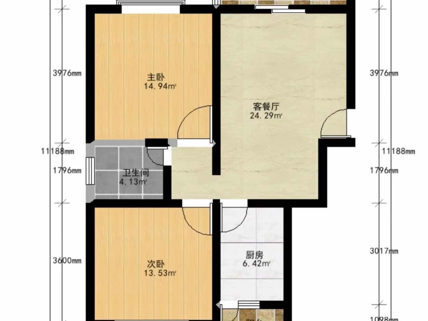 绵阳塘汛片区 南城新界一房700元/月 绵阳租房