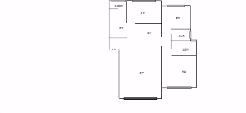 绵阳简装 3房 117.51m² 江城苑二期 城北片区 49万元 位置好、格局超棒、现在空置、随时入住 绵阳二手房
