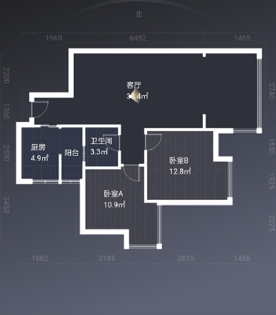 绵阳三江实验学校 抄底价 中庭大两室 带书房 一号桥品质大盘 绵阳二手房
