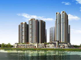 万向·未名湖畔在售户型建面区间约92—117㎡，均价约9500元/㎡