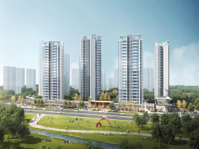 东辰壹江天玺在售户型建面区间约87—137㎡，均价6300元/㎡