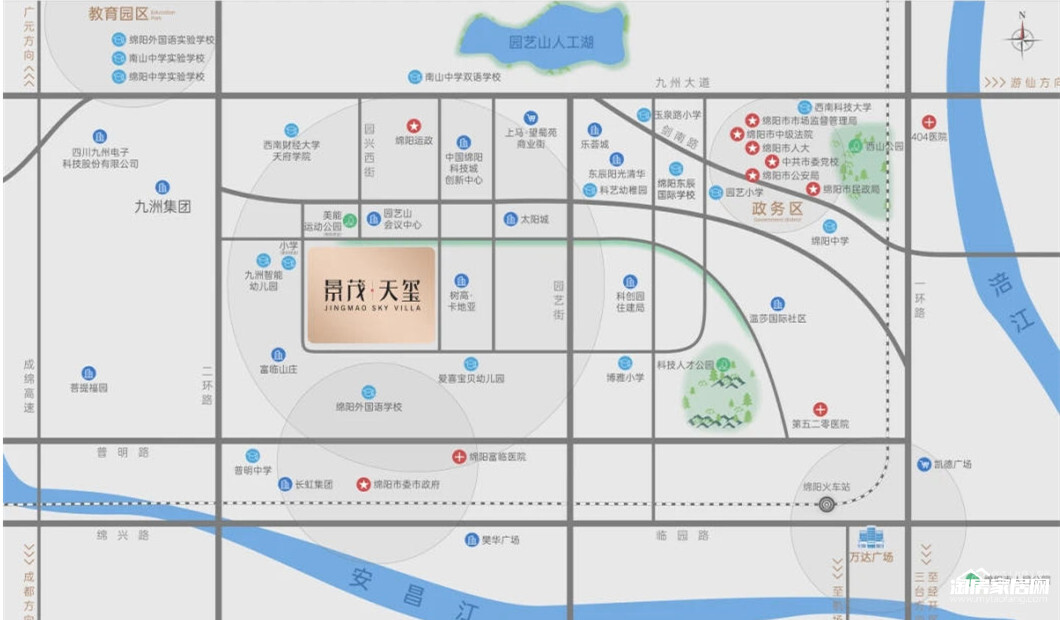 区位图