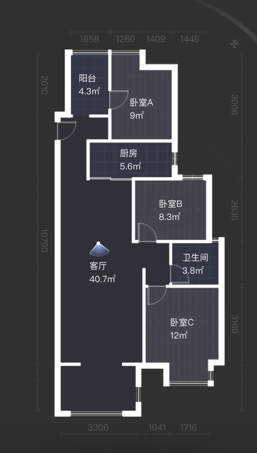 绵阳单价6千  清水三室 送入户花园  现房税少 绵阳二手房