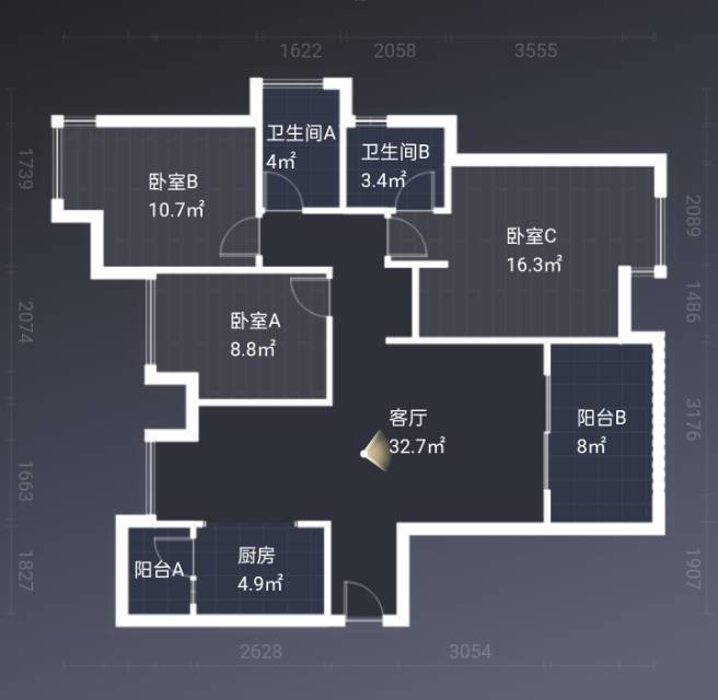 绵阳海赋长兴/清水毛坯/三层顶跃/南北通透/26跃28层/露台+连接板/机关幼儿园三江实验学校旁 绵阳二手房