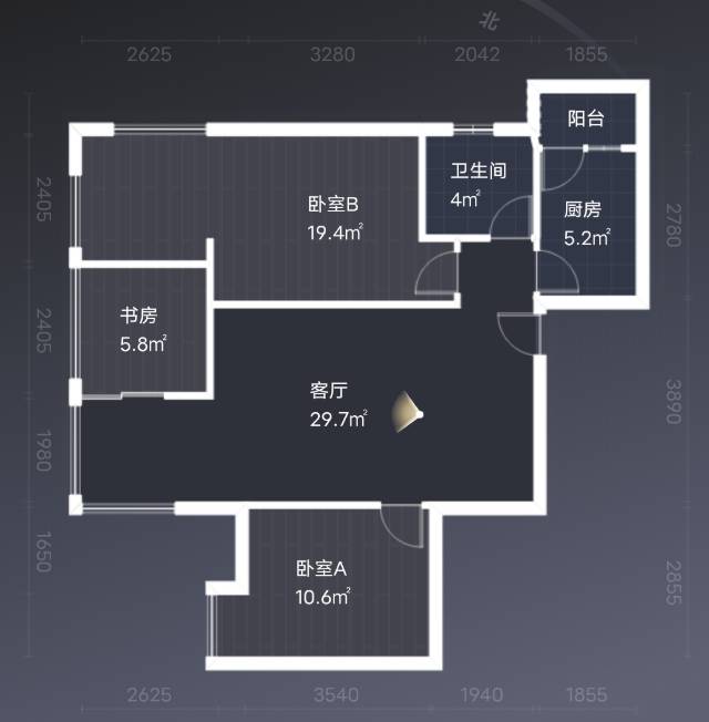 绵阳高新区 枫璟398 A区3房1600元/月 绵阳二手房