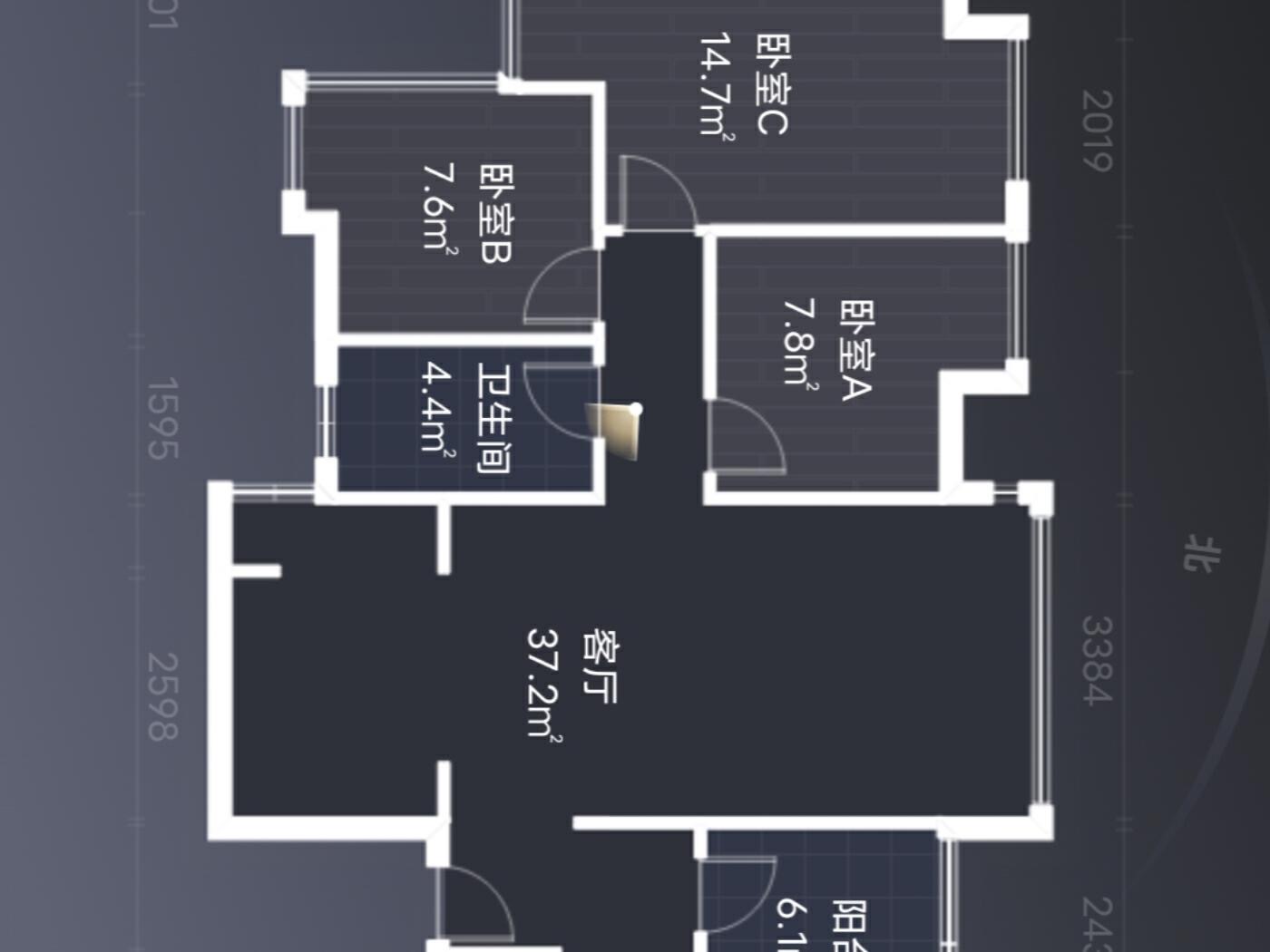 绵阳91万绵阳长虹世纪城二期4室好房 绵阳二手房