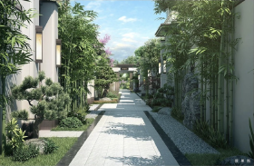 长兴金湖庭院116㎡、126㎡、142㎡别墅在售，少量130㎡高层房源在售，楼层还可选