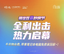 领地集团双十一秒房节，享多重购房福利！