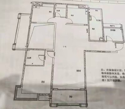 万达华府(一期)，5室2厅2卫，135.00㎡，精装，租金2500.00元/月