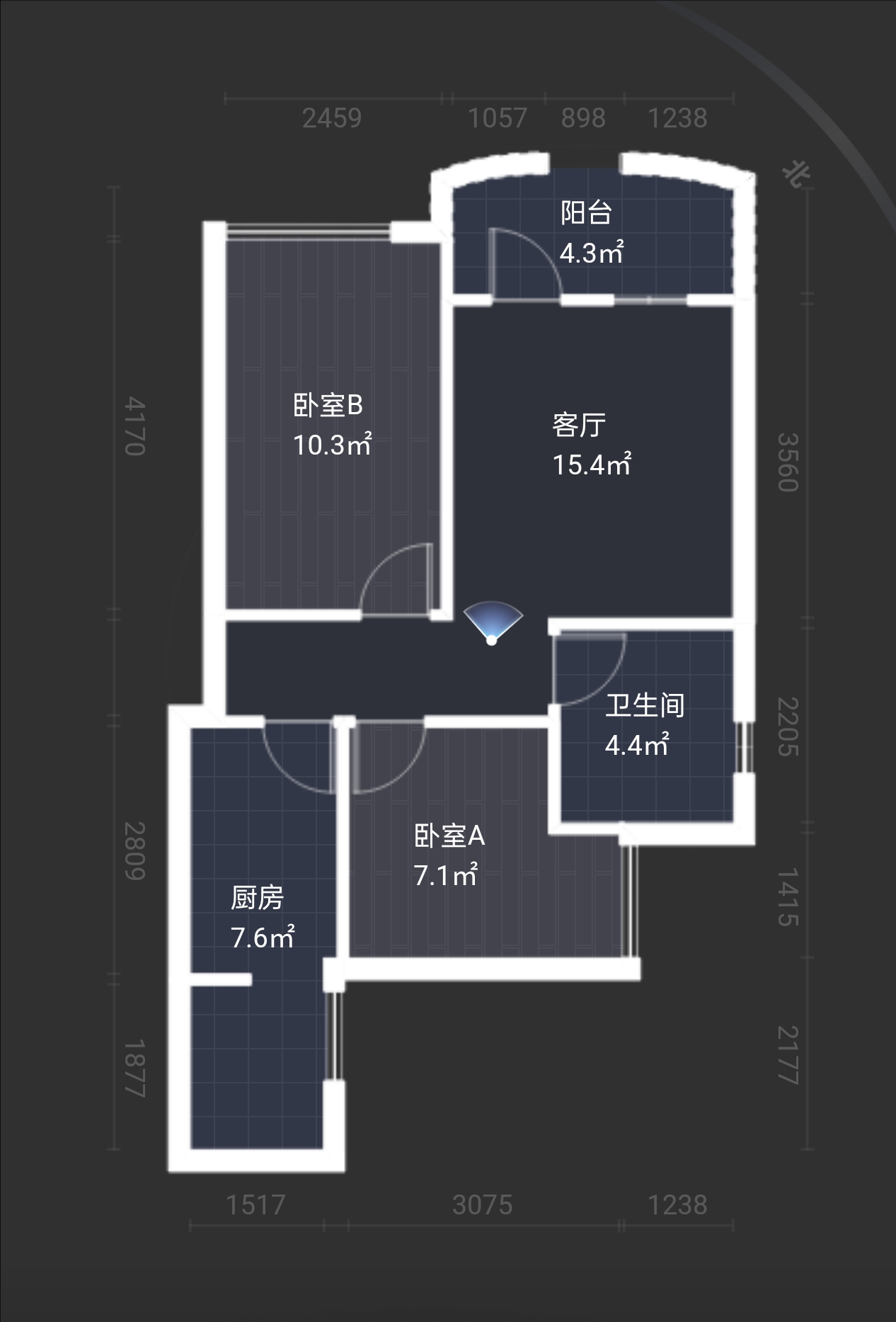 绵阳河边上 三江启航学校 拎包入住2房 绵阳二手房