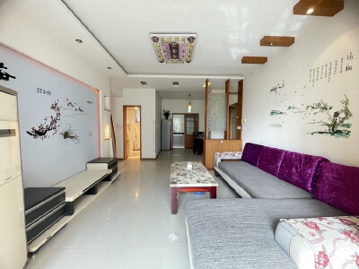 江岸山景，2室2厅1卫，85.00㎡，普装，租金1200.00元/月