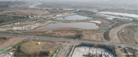 科技城新区直管区西片区的八家堰修建进度如何？