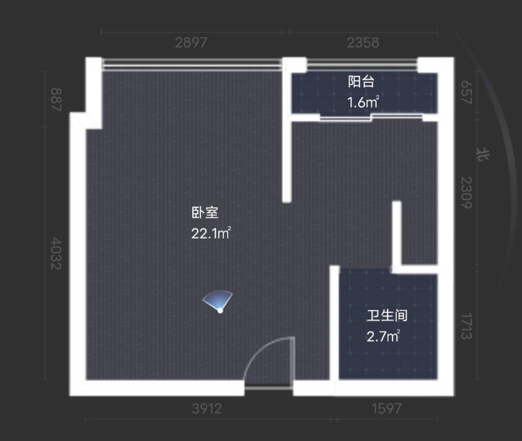 绵阳朗基香缇湾，38.87㎡，售价35万 绵阳二手房