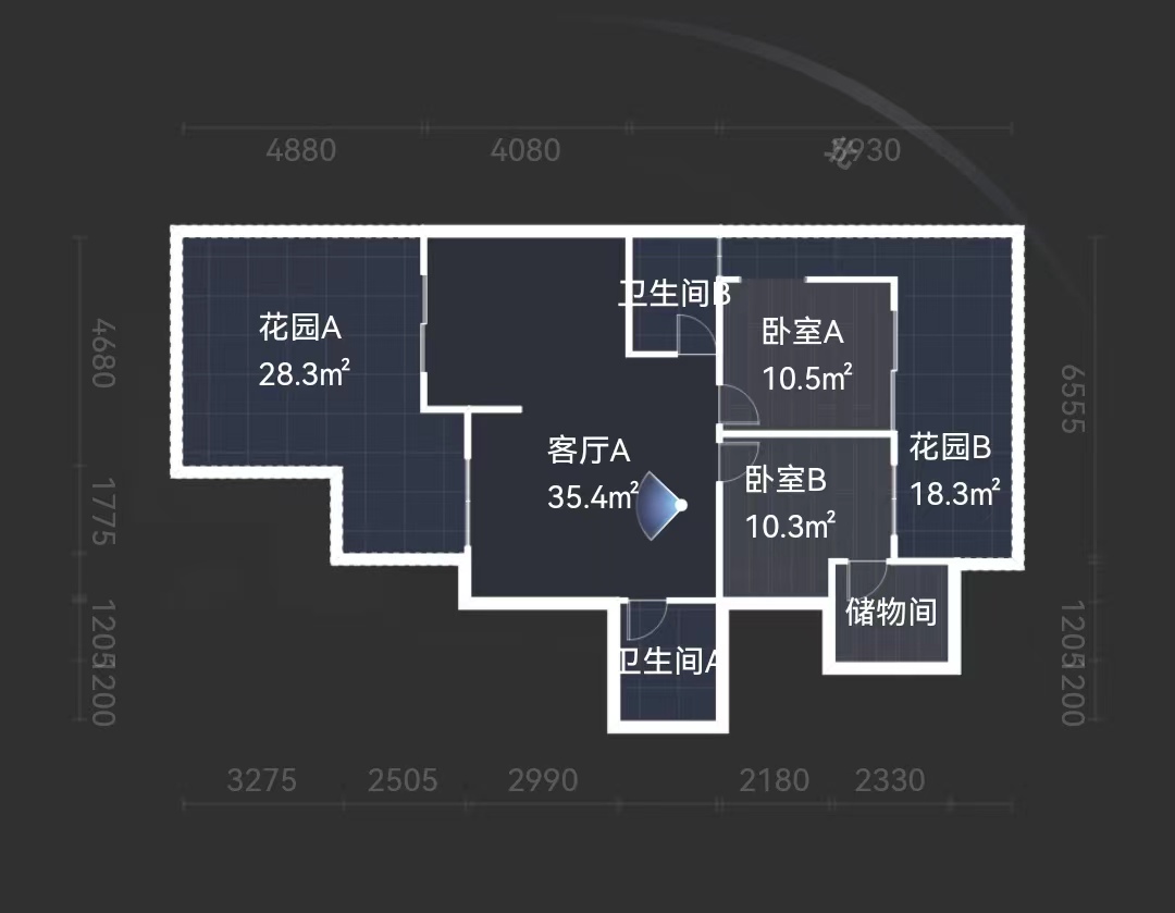 绵阳小岛花园三期跃层赠送大 使用面积达200㎡ 绵阳二手房