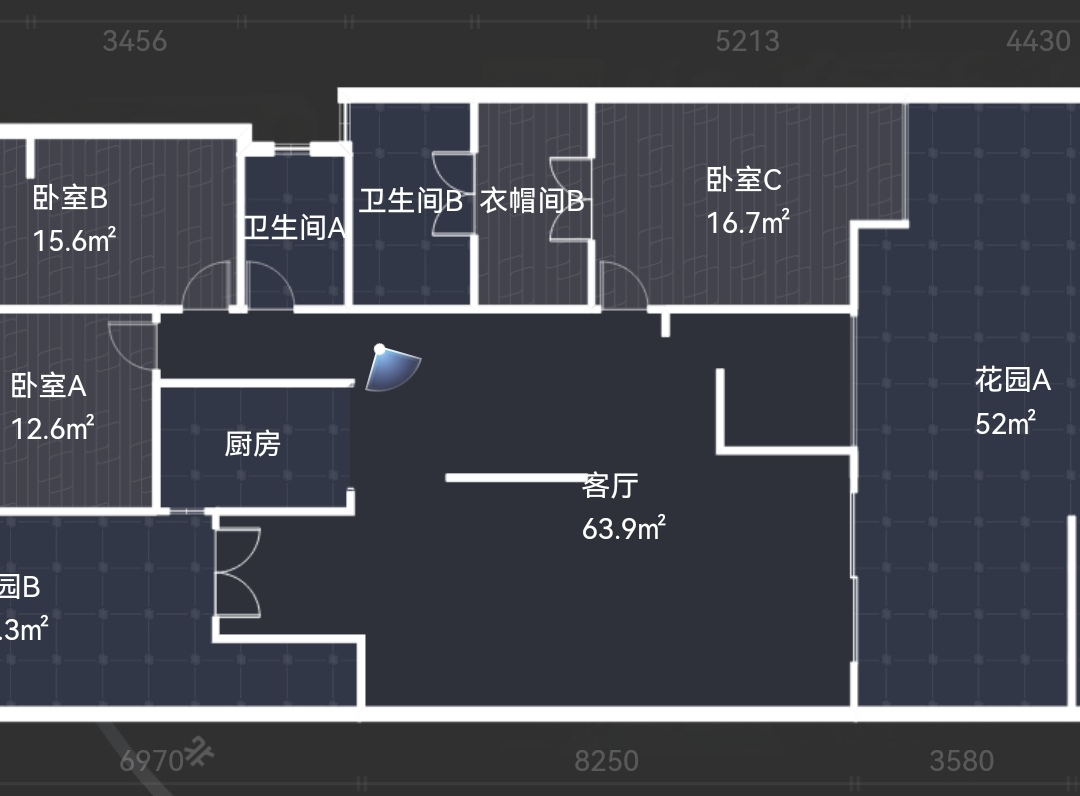 绵阳人工湖旁.观花府邸.前后花园.共3层.精装套四.带地暖新风等. 绵阳二手房