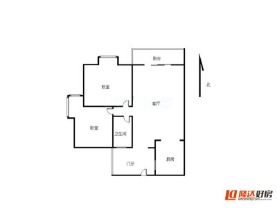 涪城区 富贵阳光2房78万