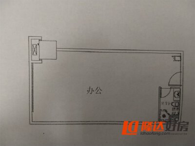 绵阳万达SOHO，1室1厅1卫，54㎡，租金1000元/月 绵阳租房
