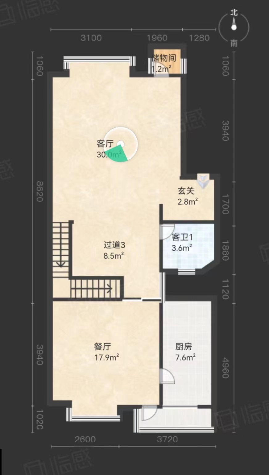 绵阳小岛一期三跃五 带产权车库 带屋顶花园+阳光房 绵阳二手房
