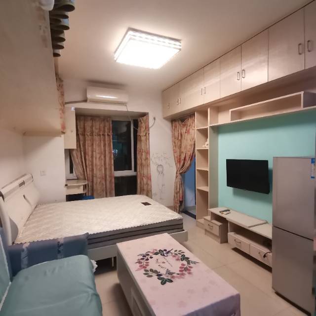 绵阳海珂三千城，1室1厅1卫，29.70㎡，精装，租金1100元/月 绵阳租房