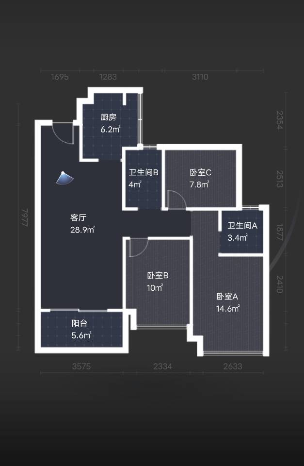 绵阳南山双语附近.新小区.法式精装大三房双卫.年轻人喜欢的风格.直接入住. 绵阳二手房