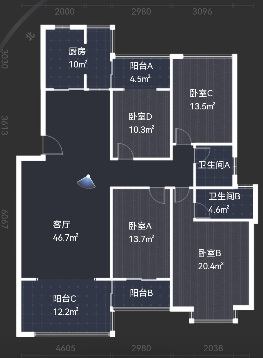 绵阳东辰对面.阳光清华A区.大平层.精装大套四.直接入住. 绵阳二手房