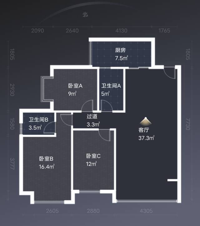 绵阳正临江.视野开阔.总价70多万买三房双卫.电梯洋房. 绵阳二手房