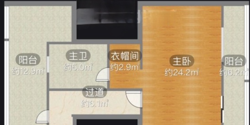 绵阳半山蓝湾三期.联排别野.共3层.带花园露台.+车库. 绵阳二手房