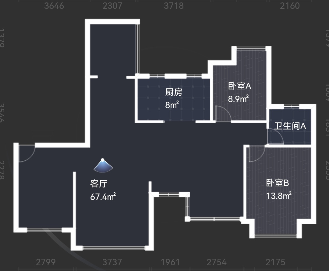 绵阳温莎国际三期，4室2厅2卫，131.96㎡，精装，售价180万 绵阳二手房
