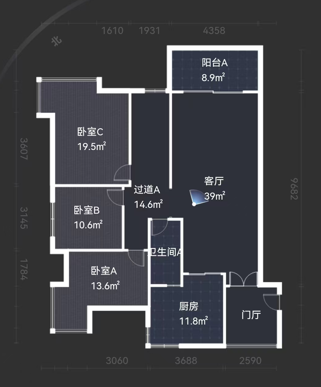 绵阳小岛花园三期，4室2厅3卫，230.15㎡，精装，售价258.00万 绵阳二手房