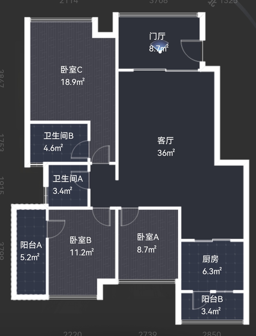 绵阳园艺山.电梯洋房.南北通户型.精装大三房双卫.鸟瞰中庭. 绵阳二手房