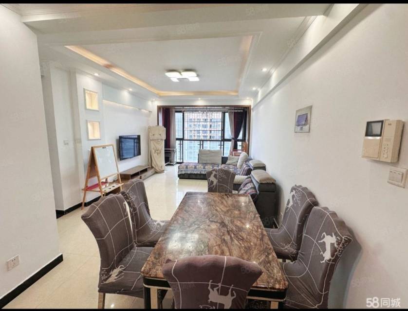 绵阳文泉凯旋大道，2室2厅1卫，95.00㎡，精装，租金1200.00元/月 绵阳二手房
